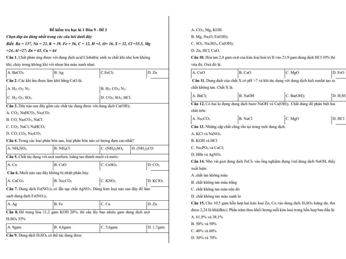 đề thi học kì 1 hóa 9 tphcm-de-3
