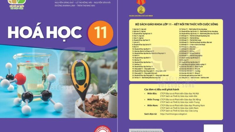 Thông tin sách Hóa 11 Kết nối tri thức và file PDF mới nhất