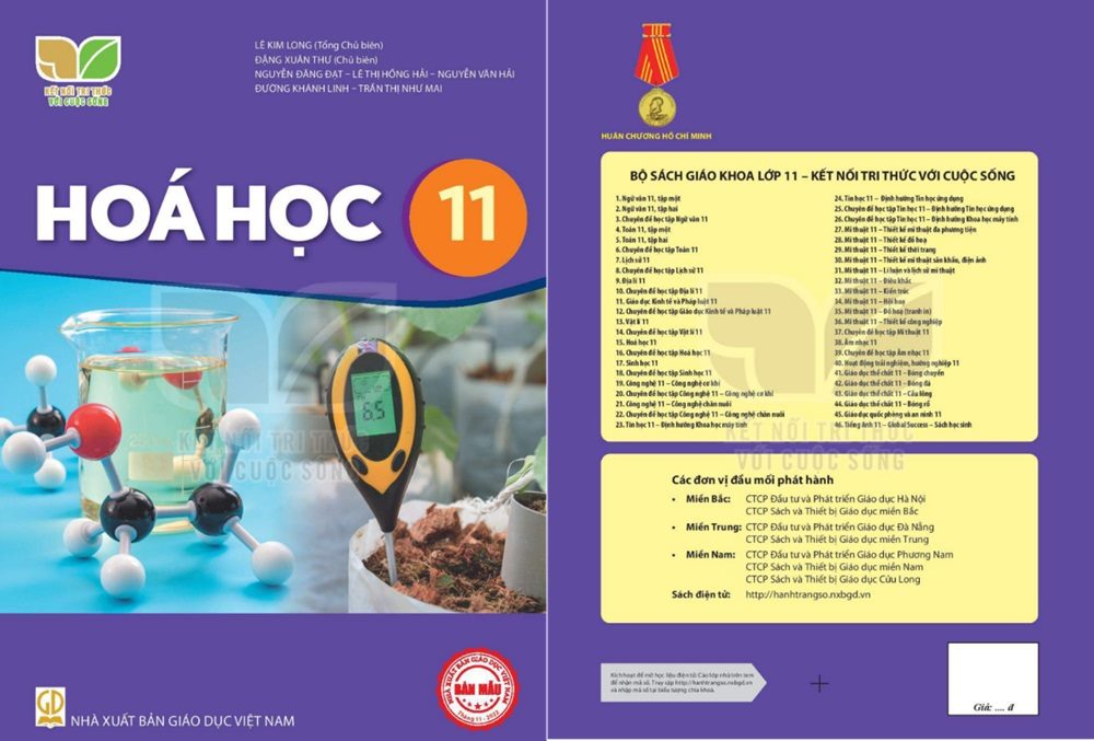 Thông tin sách Hóa 11 Kết nối tri thức và file PDF mới nhất